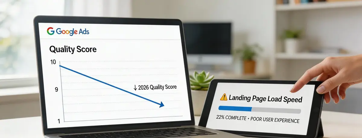 2026'da Google Ads Hesabınızın 'Kalite Puanı' Neden Düşüyor? Landing Page Deneyimi ve Lighthouse Skorlarının Reklam Maliyetine Etkisi